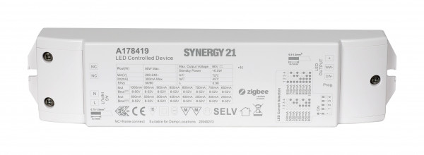 Synergy 21 LED Controller EOS 10 ZigBee CC Controller+Netzteil 2-Kanal 50W CCT