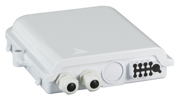 LWL-Wandverteiler FTTH IP65 Anschlussbox 8 Ports