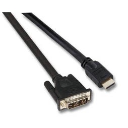 Kabel Video HDMI => DVI, 1m, ST/ST, Schwarz