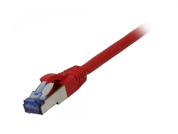 Patchkabel RJ45, CAT6A 500Mhz,25m, rot, S-STP(S/FTP), AWG26, LSZH, Synergy 21