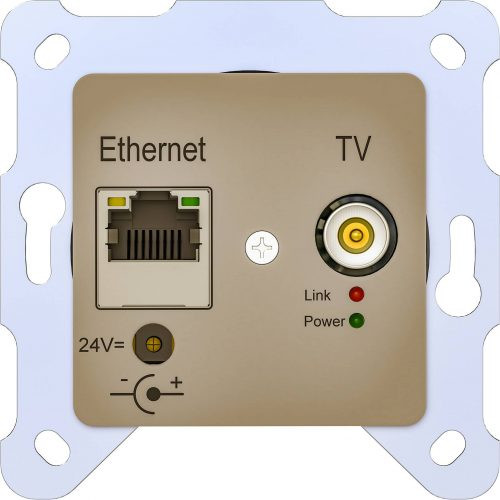 ALLNET Punkt-zu-Punkt Coax 8 Port Master Chassis/Verstärker EOC 100 zbh. EOC G.hn Unterputzdose/Durc