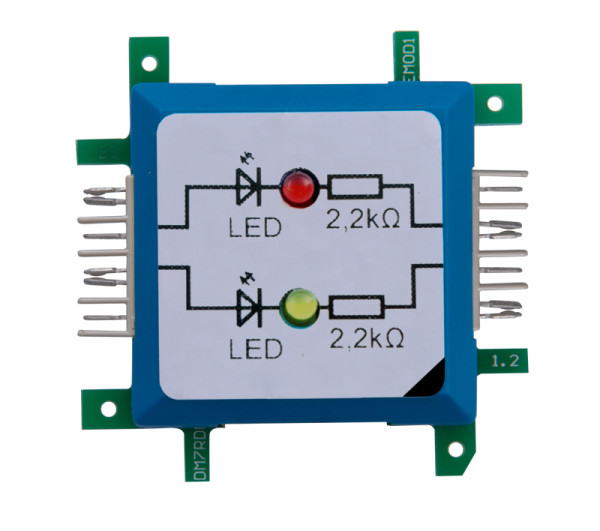 ALLNET BrickRknowledge LED dual rot &amp; gelb Signal durchverbunden