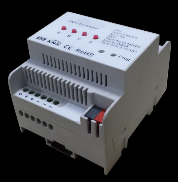 Synergy 21 LED Controller EOS 08 KNX Dimmer 4*5A Hutschiene