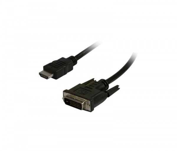 Kabel Video HDMI 1.4 => DVI-D, 2m, Ultra HD 4K*2K 3840*2160@30hz, Synergy21,