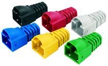 Telegärtner Stecker Modular MP8, zbh. Tülle, Gelb, 100Pack,