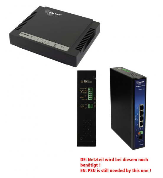 ALLNET VDSL2 Bundle ALL126AM3 + ALL-BMI100VDSL2V für 2-Draht-Verbindungen