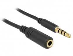 Delock Audiokabel Klinke 3.5mm (ST) > Klinke (BU) 2 m