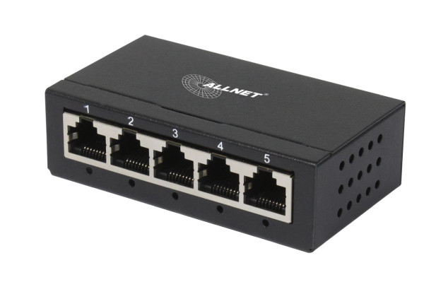 ALLNET Switch unmanaged Layer2 5 Port  5x 1GbE  Lüfterlos  ALL-SG8005