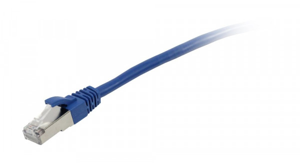 Patchkabel RJ45, 0.25m blau, CAT5e, S-FTP(SF/UTP), Synergy