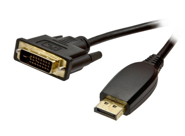 Kabel Video DisplayPort 1.1 => DVI-D 24+1, ST/ST, 2m, Full HD 1920*1080@60hz, Synergy21,