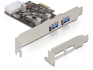 Con USB 3.0 - PCI-E Karte - 2 Port *DeLock*