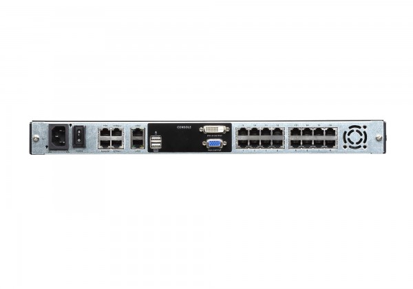 Aten KVM/TFT 16-fach, 19" 1HE, incl.KVM/TFT 17", IP, Dual Rail,