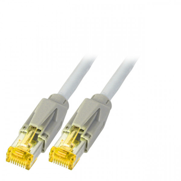 Patchkabel RJ45, CAT6A 900Mhz, 2m grau, S-STP(S/FTP), ND-UC900+TM31