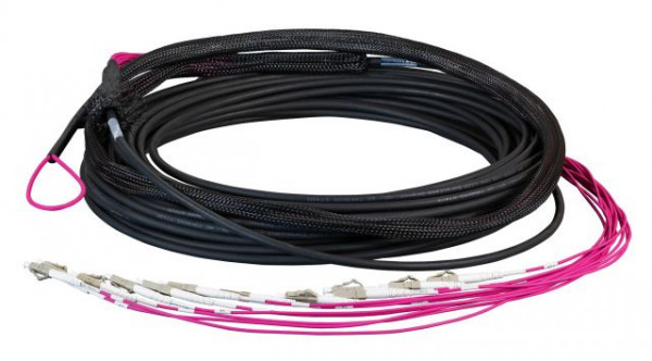 LWL-Kabel, Trunkkabel U-DQ(ZN)BH 4G 50/125, LC/LC OM3 140m