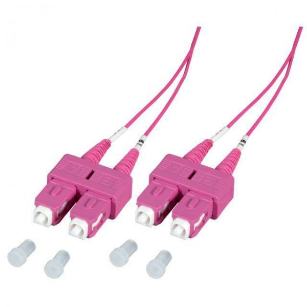 LWL-2-Faser-Patchk. 3mtr.SC-SC, 50/125um, AD=1,2mm, OM4,