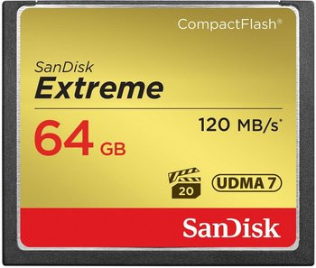 Flash CompactFlash Card (CF) 64GB - Sandisk Extreme