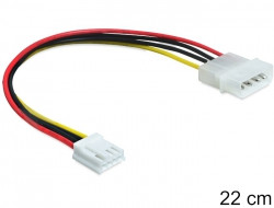 DeLock Kabel Power SATA 1x 4Pin Molex --> 1x Floppy Buchse