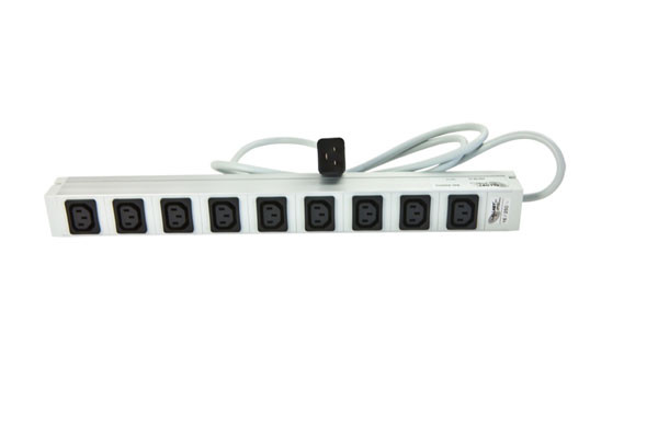 ALLNET 19"zbh. Steckdosenleiste, 9xKaltgeräte(C13)->Kaltgeräte(C20),