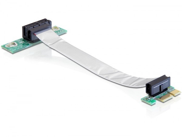 DeLock Riser Karte x1 PCI Express mit Kabel 13 cm