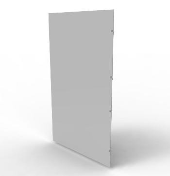 Knürr zbh.Wandhalterung für Schränke mit Drehrahmen L739.5