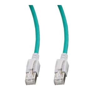 Patchkabel RJ45, VC LED, CAT6A 500Mhz, 2m, grün, LED in den Steckern!