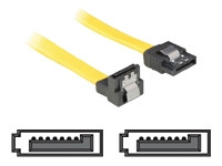 Kabel SATA-2 intern 0,50m Stecker(gerade/gewinkelt) gelb *DeLock*