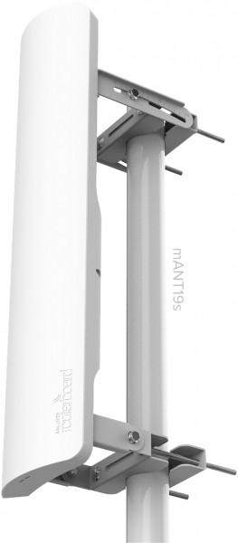 MikroTik mANT 19s 5GHz 120 degree 19dBi 2X2 MIMO Dual Polarization Sector Antenna, 2xRP-SMA connecto