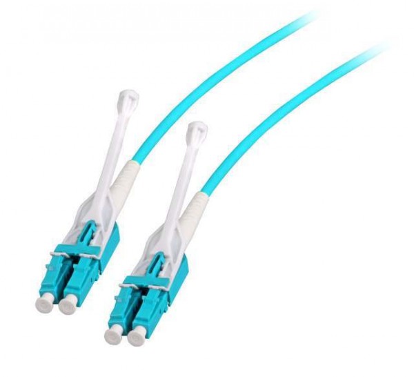 LWL-2-Faser-Patchk. 15mtr.LC-LC, 50/125um, OM3, Uniboot, AD=3mm;