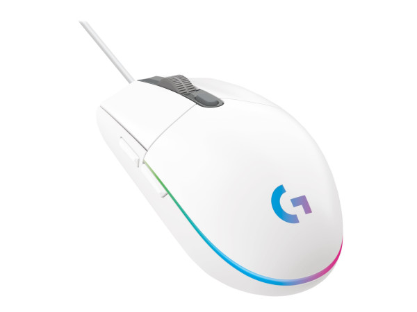 Logitech Maus G203 Lightsync - kabelgebunden *weiß*