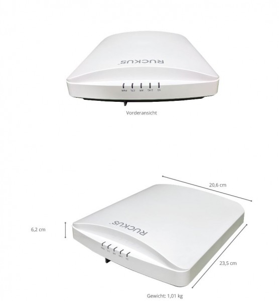 CommScope Ruckus Wireless Access Point R750 / Dual-band 802.11abgn.ac.ax / 4x4:4 + 2x2:2 Streams /