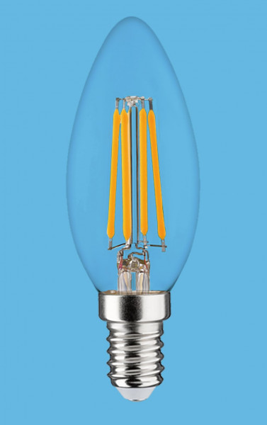 Synergy 21 LED Retrofit E14 Kerze milchig 4,5W ww dimmbar