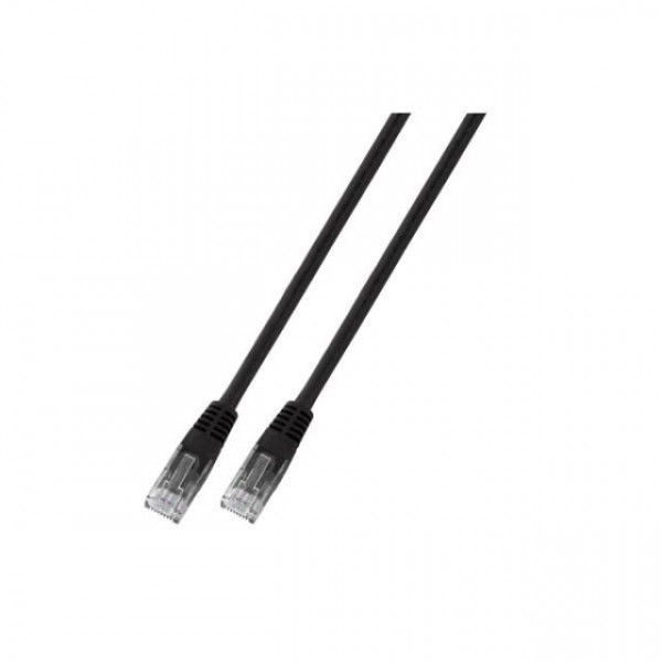 Patchkabel RJ45 UTP(U/UTP). 1.0m schwarz, CAT6