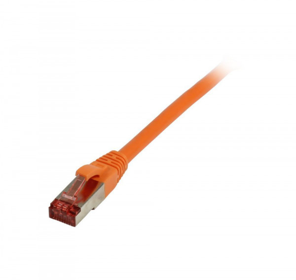 Patchkabel RJ45, CAT6 250Mhz,15m orange, S-STP(S/FTP),TPE(Superflex), Synergy 21,