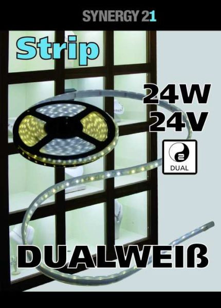 Synergy 21 LED Flex Strip dual white (CCT) DC24V 24W pro Farbe IP20