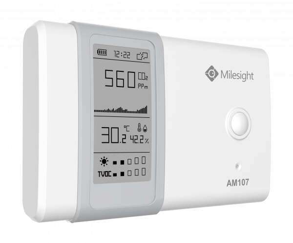 Milesight IoT LoRaWAN Indoor Ambience Monitoring Sensor AM107 + CO2 TVOC