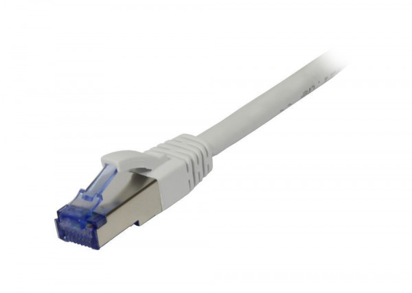 Patchkabel RJ45, CAT6A 500Mhz,15m, weiss, S-STP(S/FTP), AWG26, Synergy 21