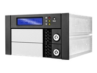 Moble-Rack 3,5" 2x SATA Raid - Raidon *schwarz*