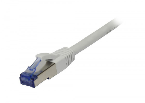 Patchkabel RJ45, CAT6A 500Mhz, 7.5m, weiss, S-STP(S/FTP), AWG26, LSZH, Synergy 21