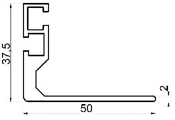 Knürr Schrank kzub/Smaract, L-Schiene, T 635, L=603mm, Paarweise,