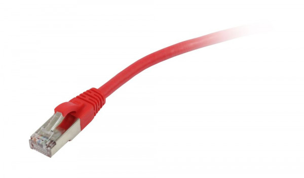 Patchkabel RJ45, 0.5m rot, CAT5e, S-FTP(SF/UTP), Synergy 21