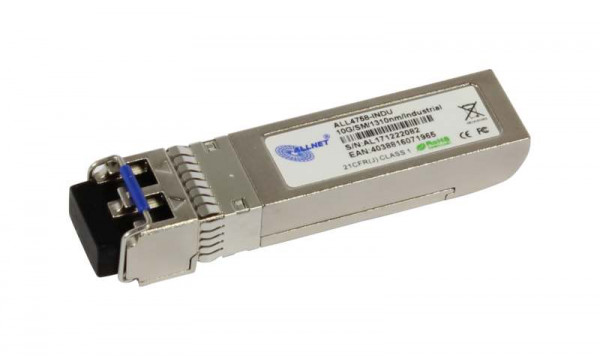 ALLNET Switch Modul ALL4758-INDU SFP+(Mini-GBIC), 10Gbit Singlemode, LR/LC, Industrial -40 -+85Grad,