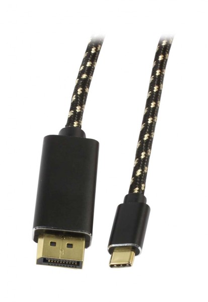 Kabel Video USB3.1 Type-C => HDMI, ST/ST, 1,8m, Ultra HD 4K*2K 3840*2160@60hz, V2.0, Synergy21,