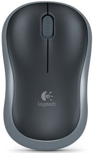 Logitech Maus M185 - USB optisch wireless *grau*