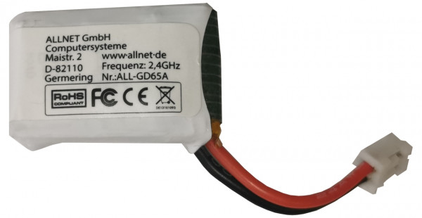 ALLNET Mini Drohne zbh. Zusatzakku Batterie 3,7V 220mAh Li-ion