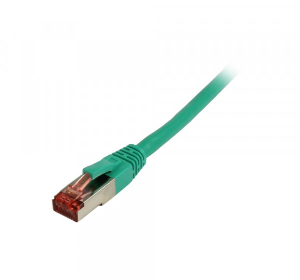 Patchkabel RJ45, CAT6 250Mhz,15m grün, S-STP(S/FTP), LSZH, Synergy 21,