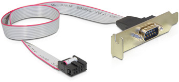 DeLock Low Profile Slotblech > 1 x Seriell