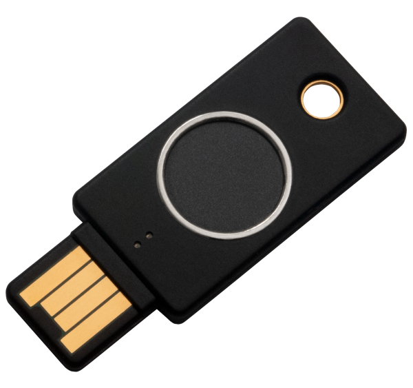 YubiKey Bio (FIDO Edition) in Retailverpackung