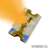 Synergy 21 LED SMD PLCC2 2012 amber 180-230mcd