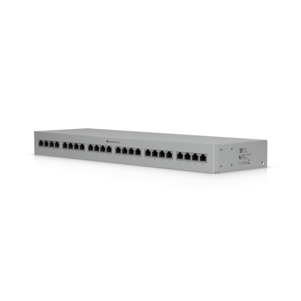 Ubiquiti Ethernet Surge Protection 24 Port Panel  1U  UACC-ETH-SP-Panel-24