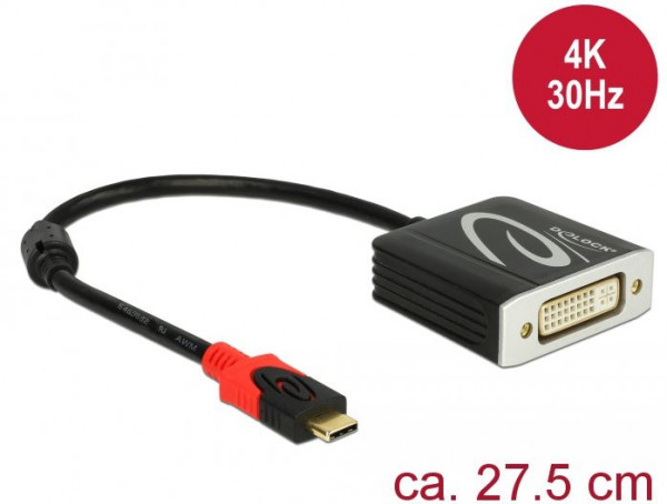 Delock Adapter USB Type-C Stecker > DVI Buchse